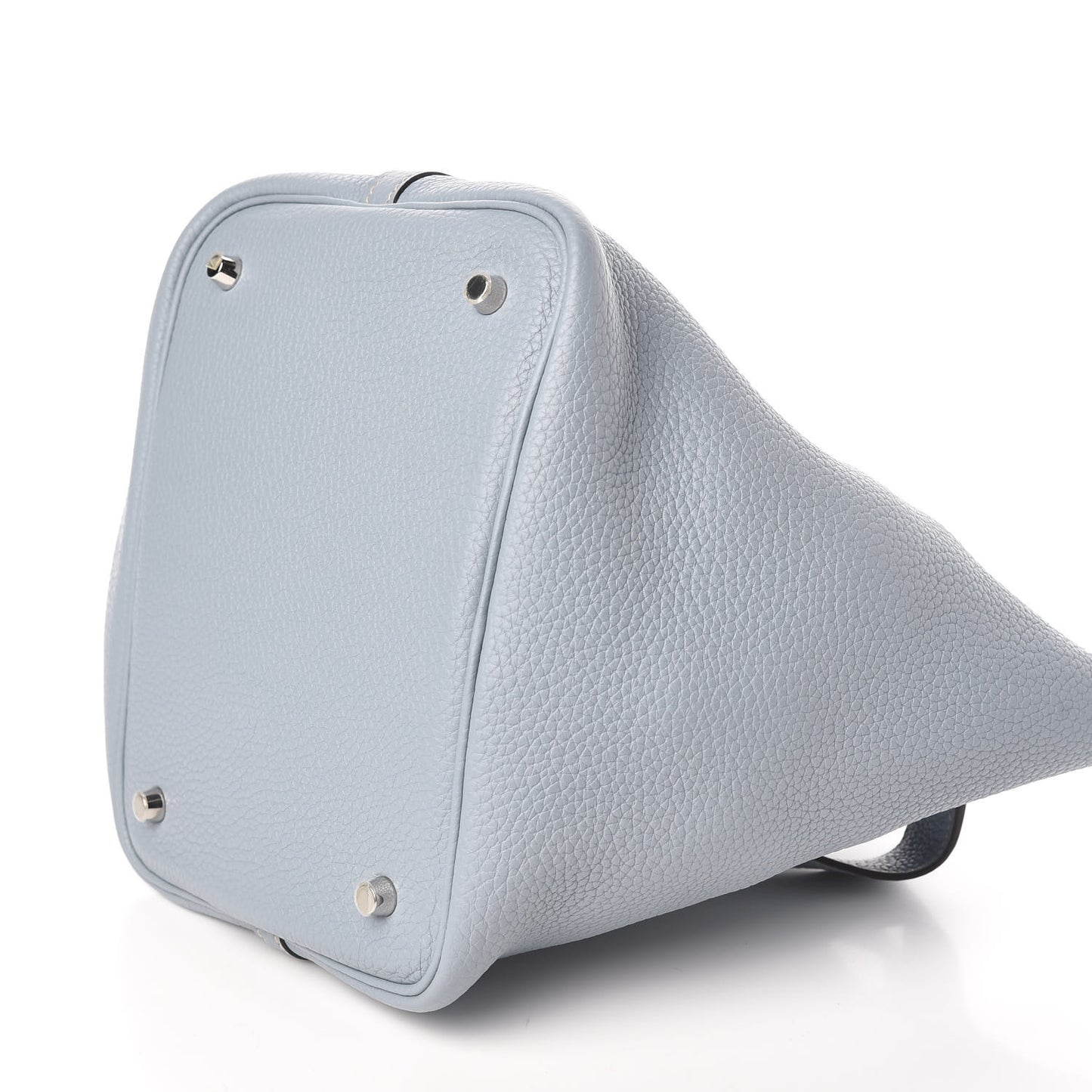 Taurillon Clemence Picotin Lock 22 MM Bleu Lin