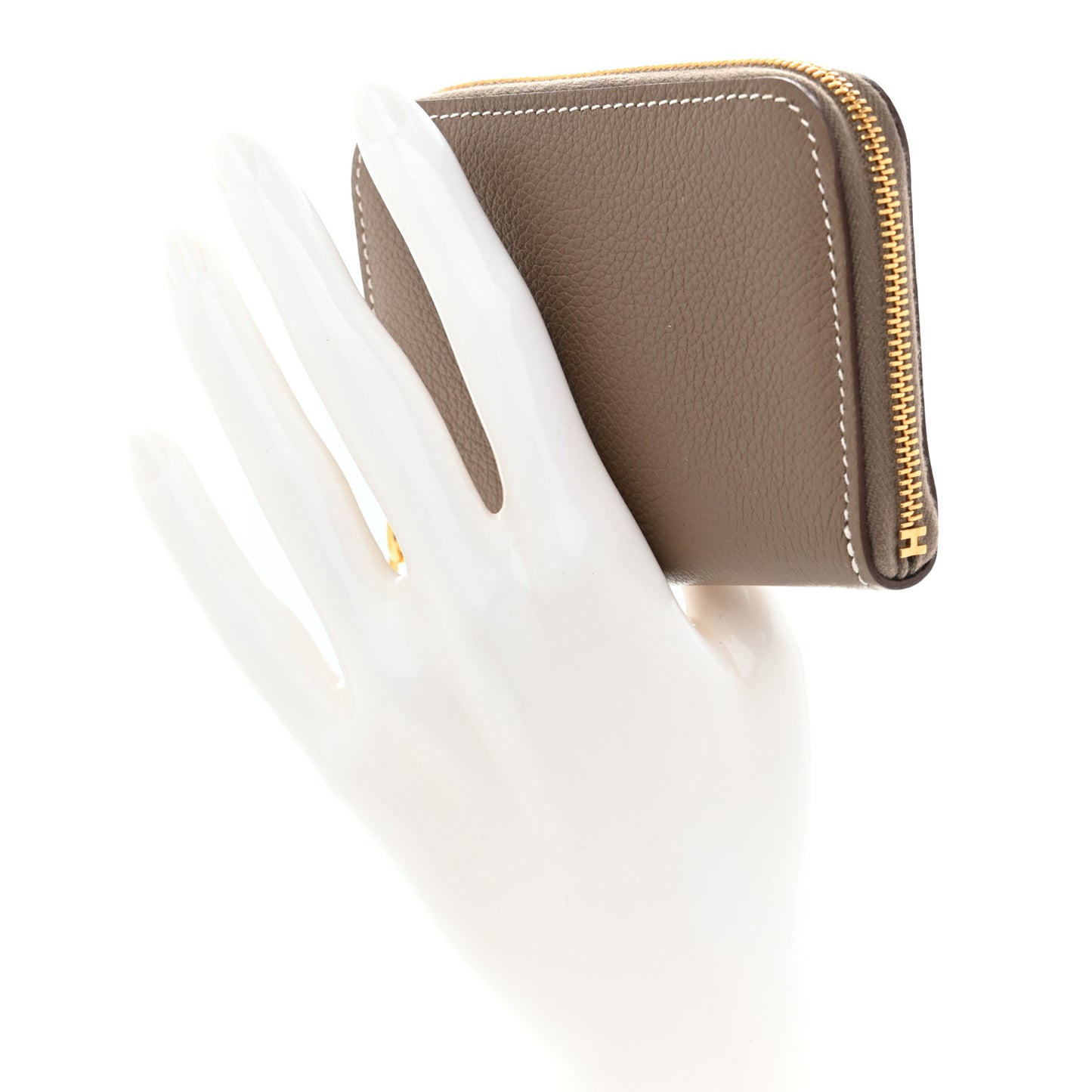 Evercolor Zipengo Chain D'Ancre Compact Cardholder Etoupe