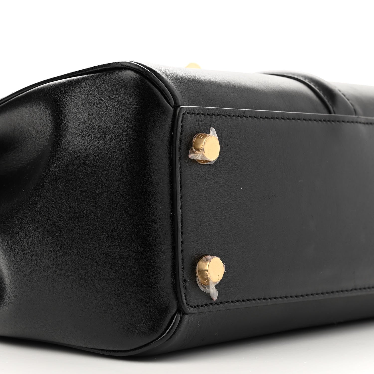 Celine Satinated Calfskin Small 16 Top Handle Bag Black 11 of 14