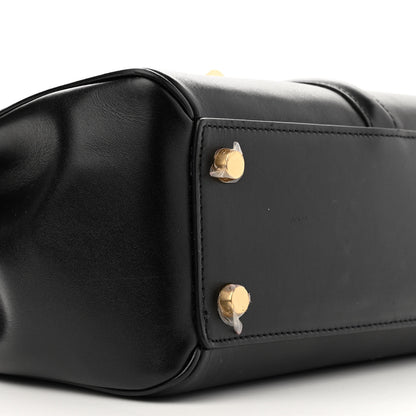 Celine Satinated Calfskin Small 16 Top Handle Bag Black 11 of 14