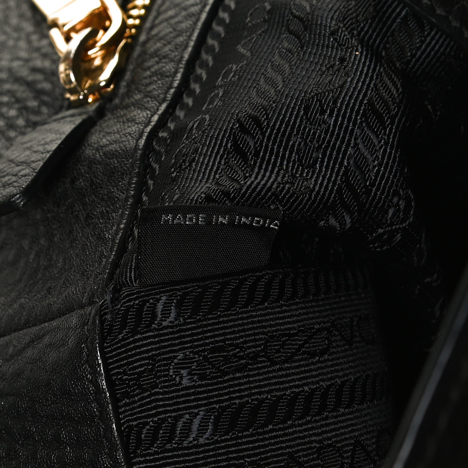 Prada Vitello Daino Tote Black 6 of 8