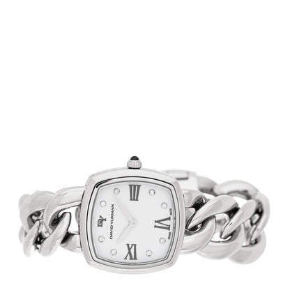 David Yurman Stainless Steel Diamond 23mm Albion Quartz Watch White 2 of 5