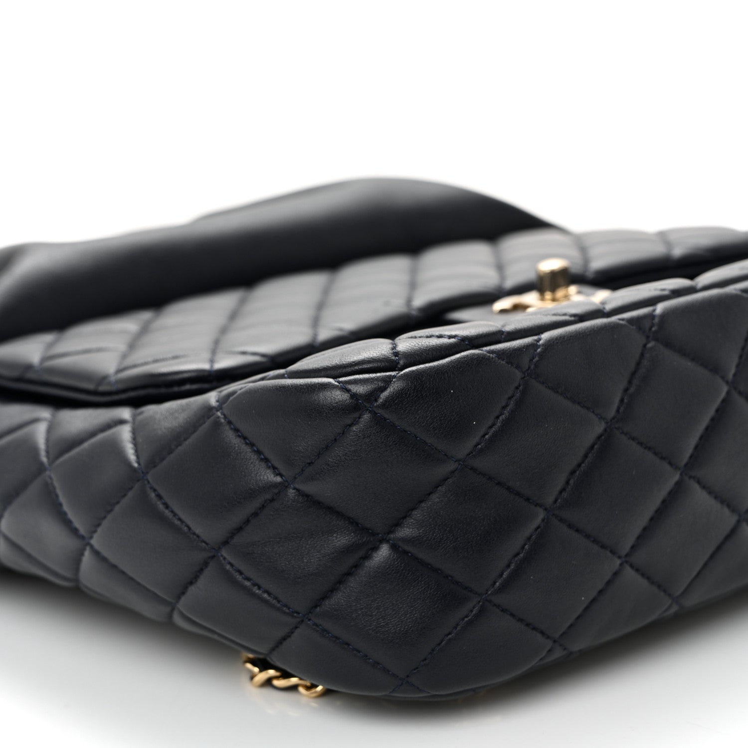 Chanel Lambskin Quilted Large In Seoul Backpack Navy 16 of 19