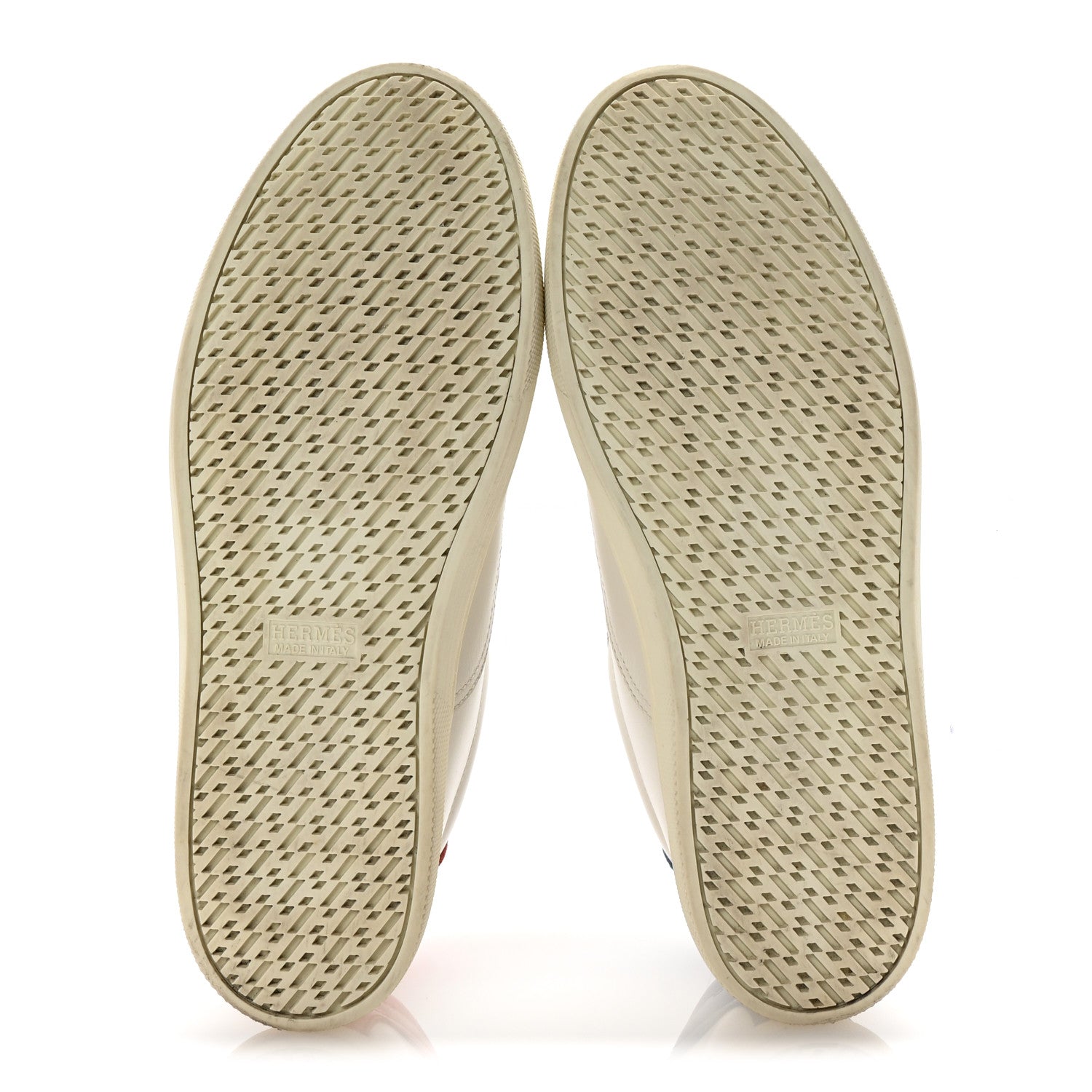 Hermes Calfskin Pegase Pop Womens Quicker Sneakers 36.5 White Multicolor 6 of 10