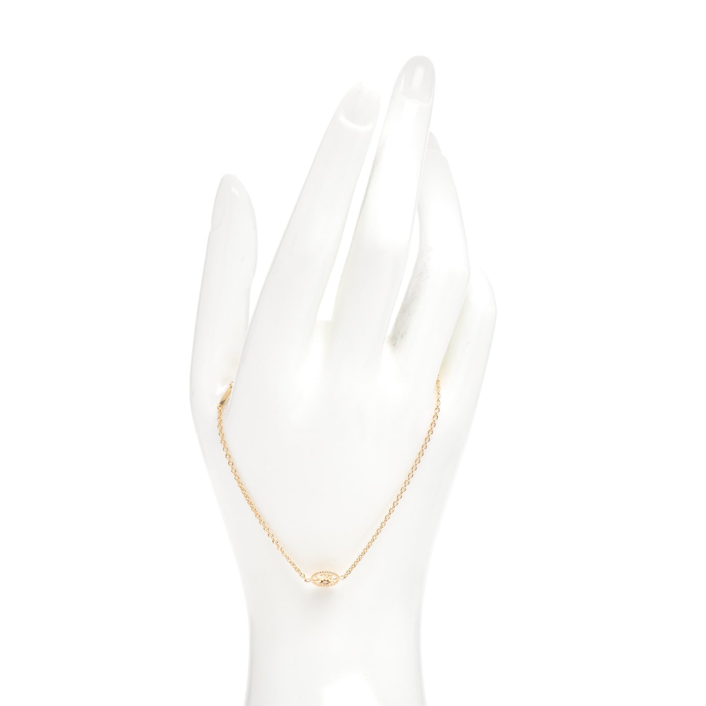 18K Yellow Gold Diamond XS Rose Des Vents Bracelet