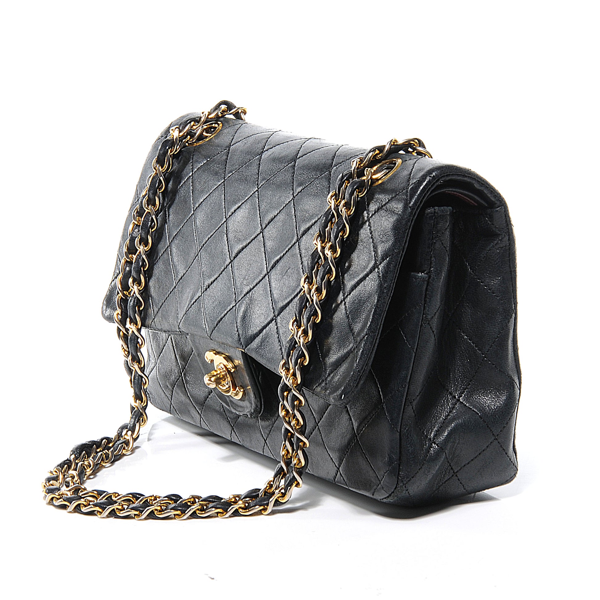Chanel Lambskin Medium Double Flap Black 6 of 8