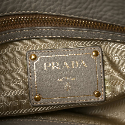 Prada Vitello Daino Top Handle Pomice 6 of 10