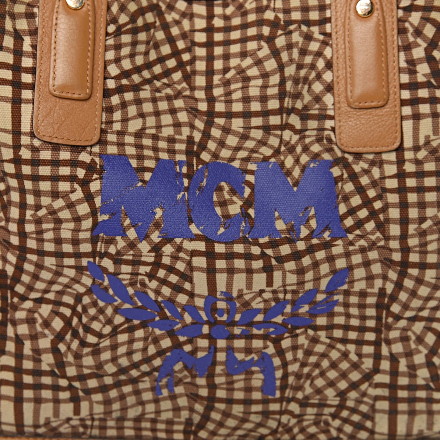 Visetos Medium Liz Reversible Shopper Tote Cognac