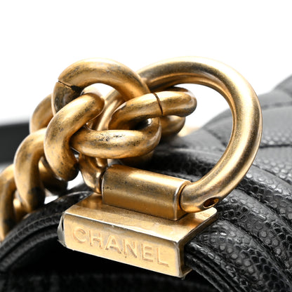 Chanel Caviar Quilted Small Boy Flap Black 11 of 11