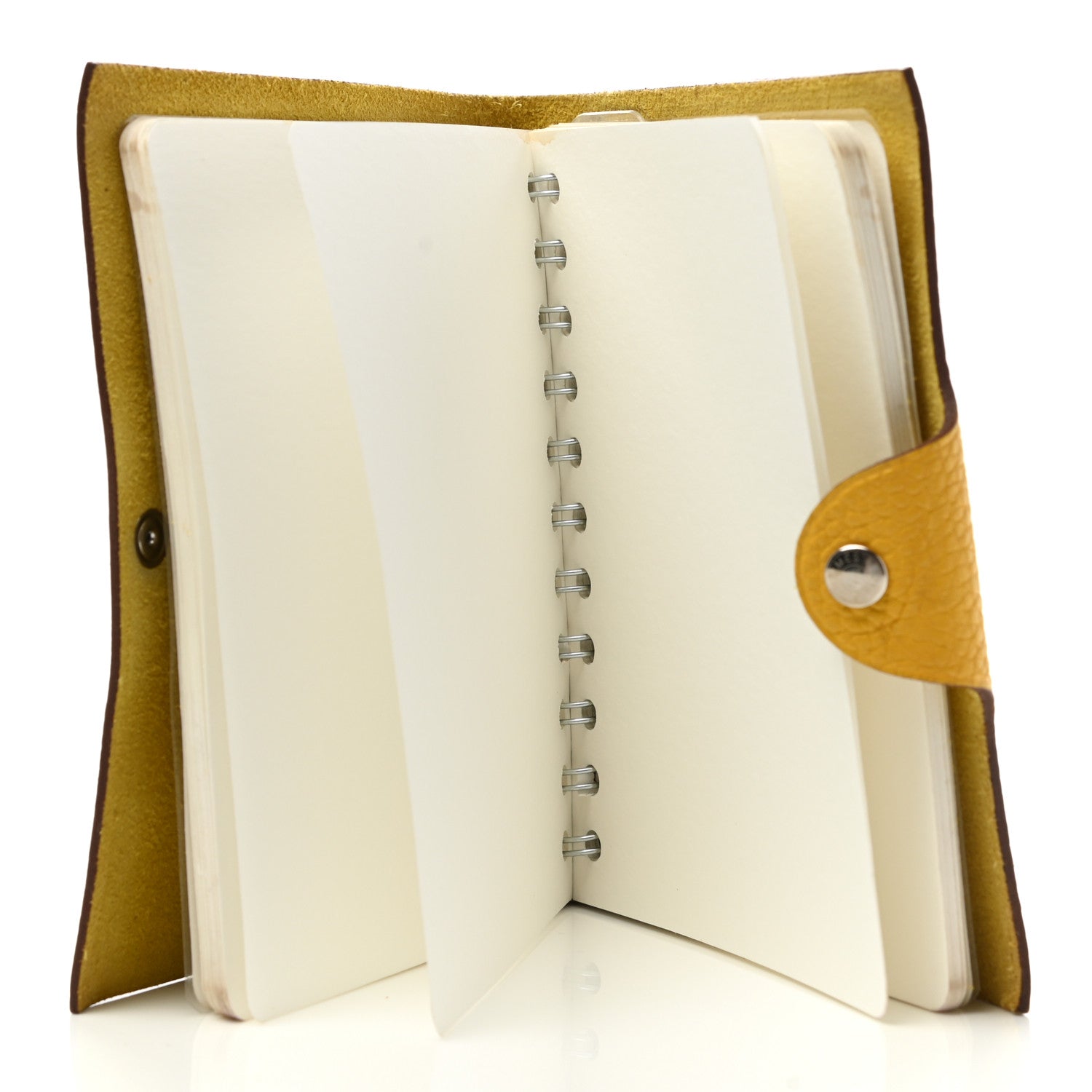 Hermes Togo Ulysse PM Notebook Cover Jaune Ambre 6 of 6