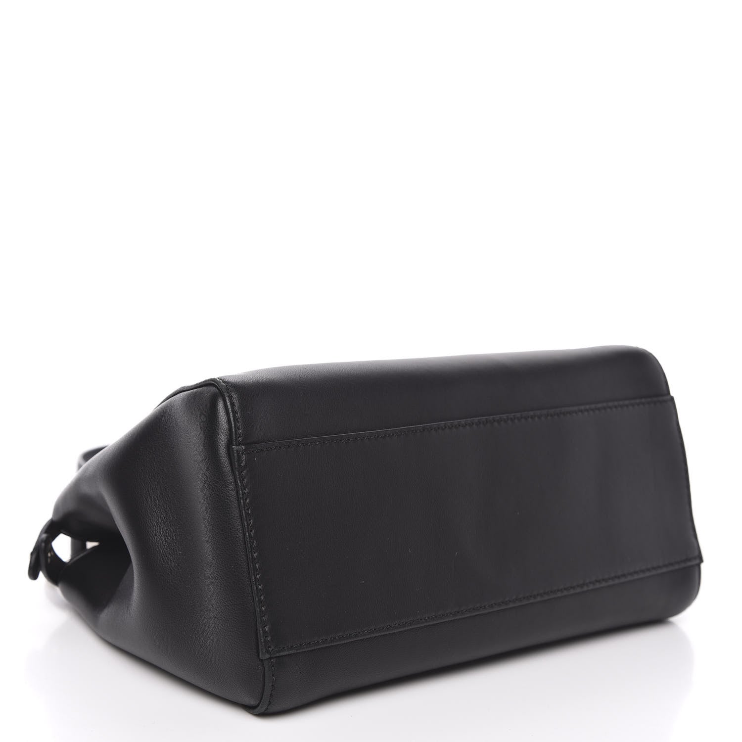 Fendi Nappa Karung Monster Eyes Mini Peekaboo Iconic Satchel Black Papavero 4 of 10