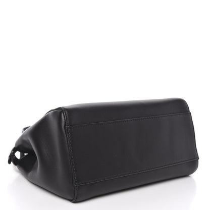 Fendi Nappa Karung Monster Eyes Mini Peekaboo Iconic Satchel Black Papavero 4 of 10
