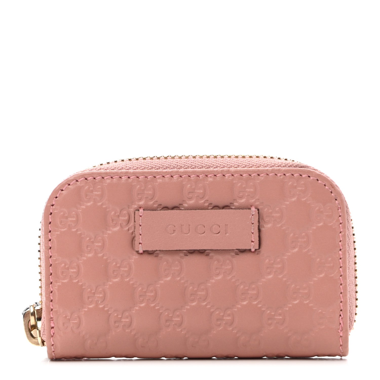 Gucci Microguccissima Zip Around Card Case Soft Pink 1 of 7