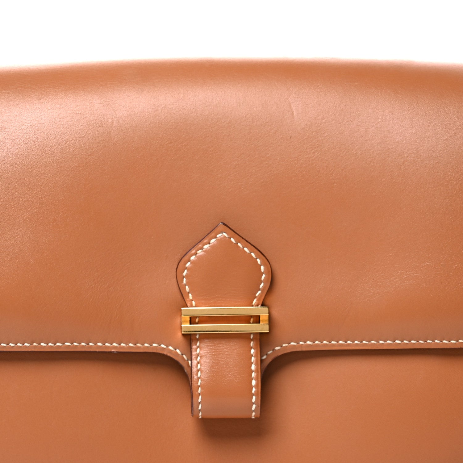 Hermes Chamonix Saddle Shoulder Bag Gold 8 of 11
