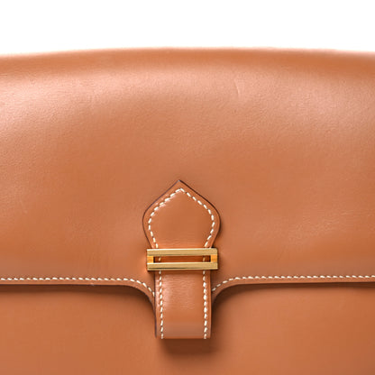 Hermes Chamonix Saddle Shoulder Bag Gold 8 of 11