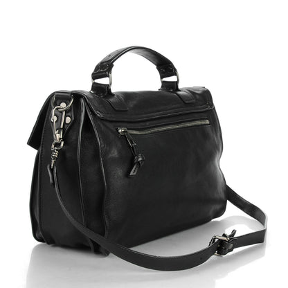 Proenza Schouler Lambskin Medium PS1 Satchel Black 3 of 8