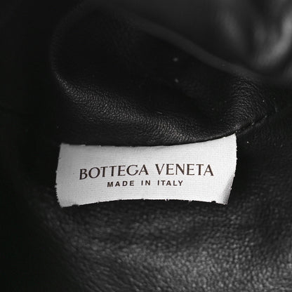 Bottega Veneta Metallic Bark Calfskin Embossed The Pouch Oversized Clutch Silver 6 of 10