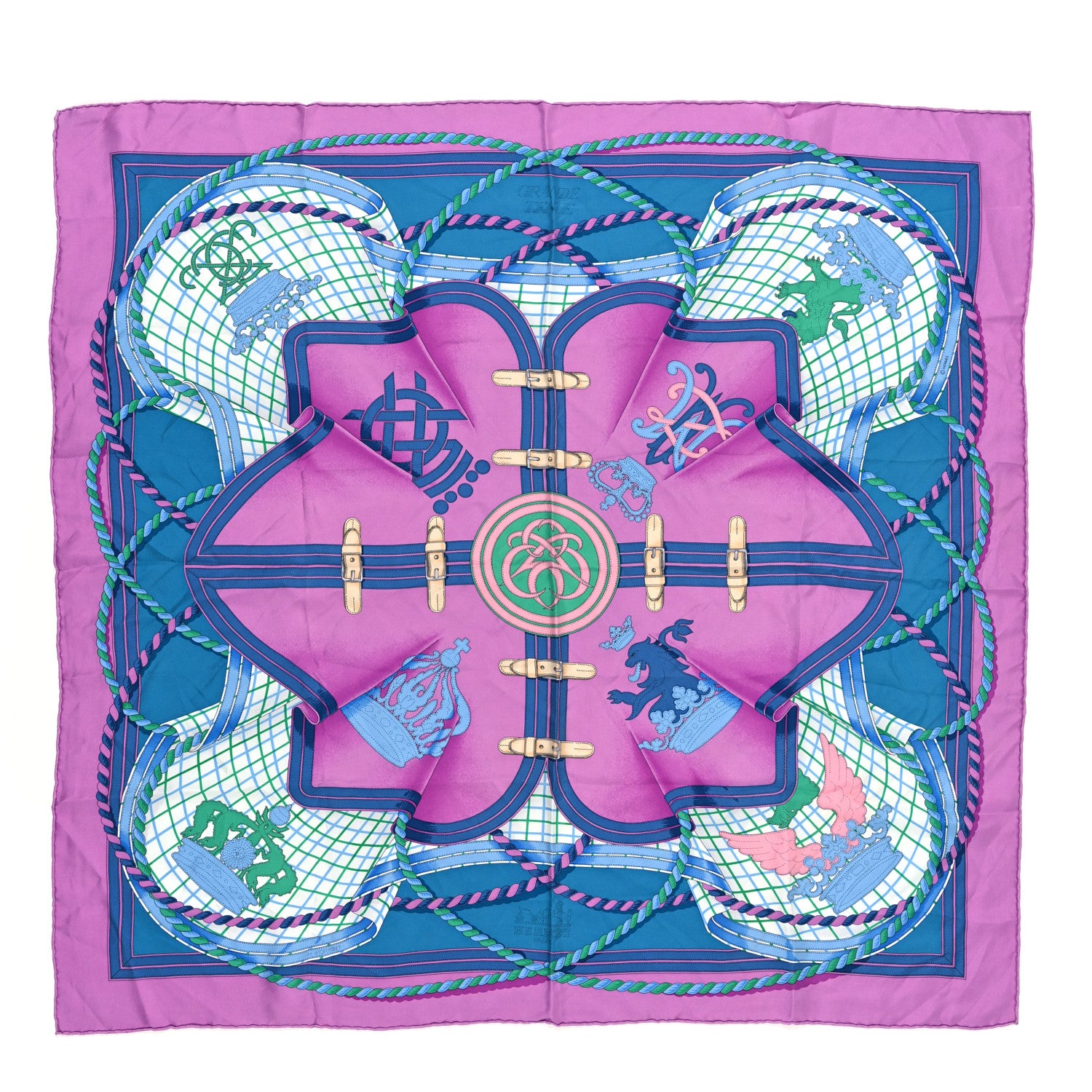 Hermes Silk Grande Tenue Scarf 90 1 of 4