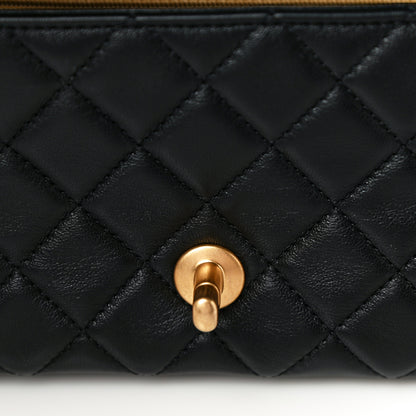 Chanel Lambskin Quilted Mini Rectangular Pearl Crush Flap Black 11 of 12