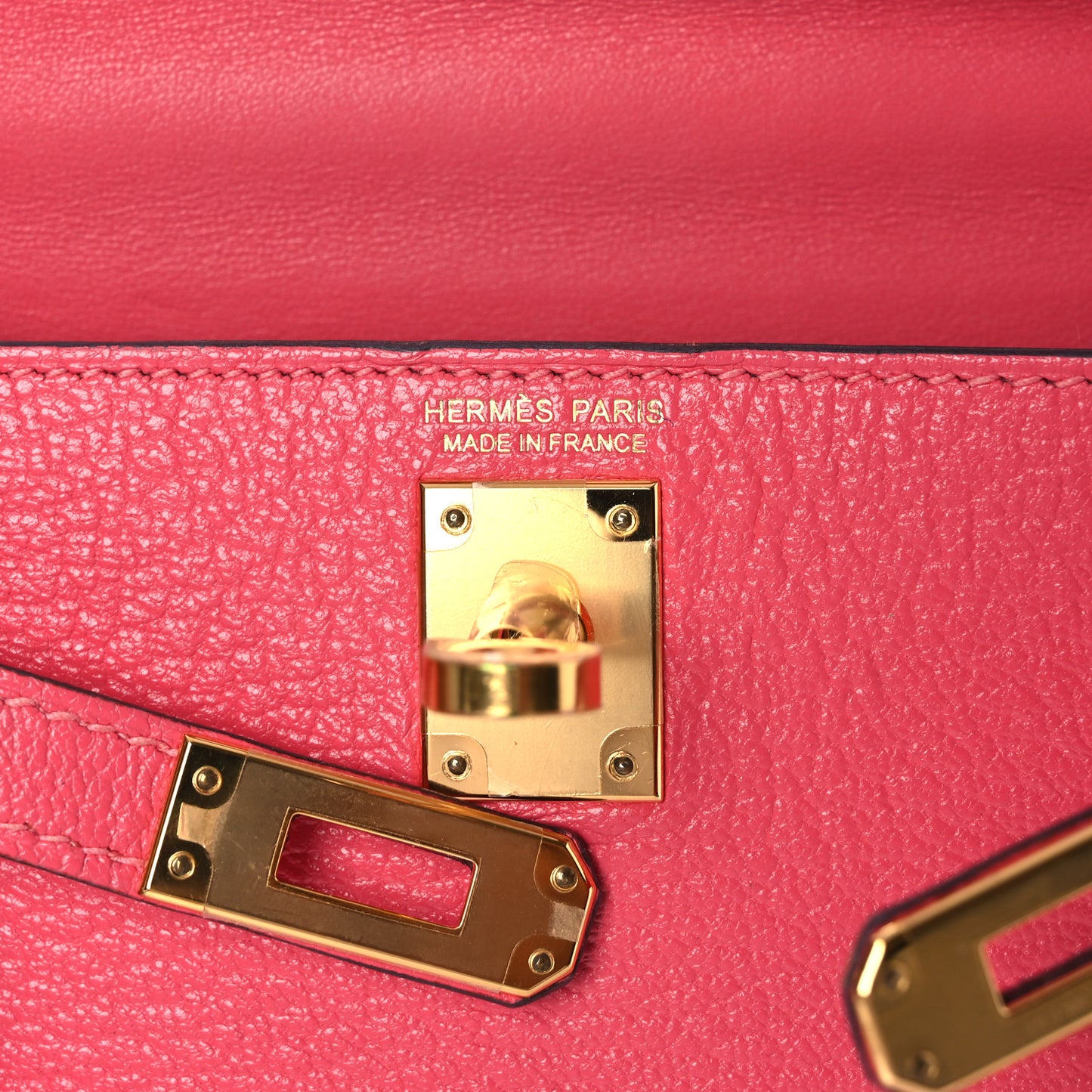 Chevre Mysore Mini Kelly Sellier 20 Rose Lipstick