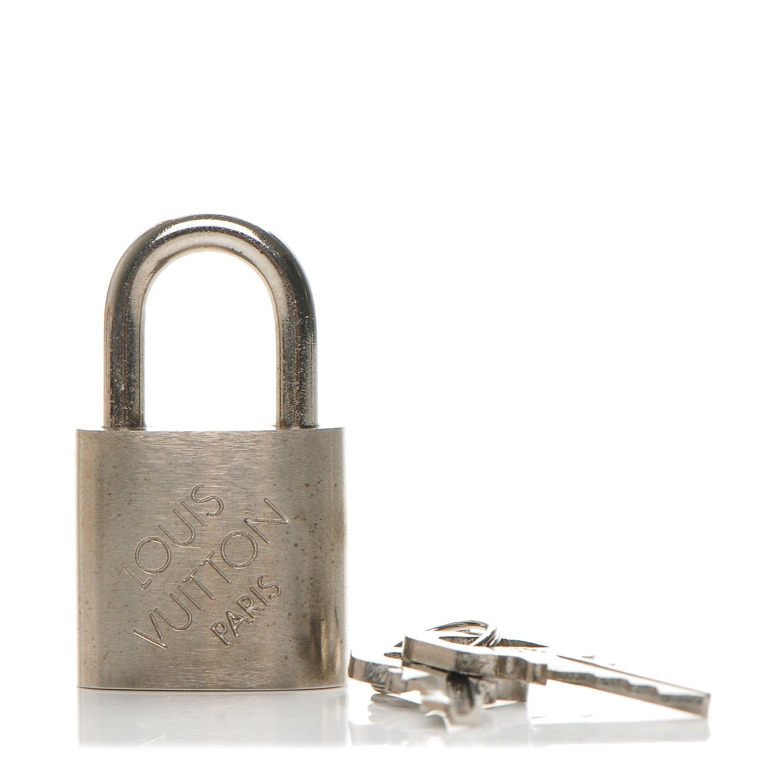Louis Vuitton Brushed Titanium Lock and Key Set 1 of 4