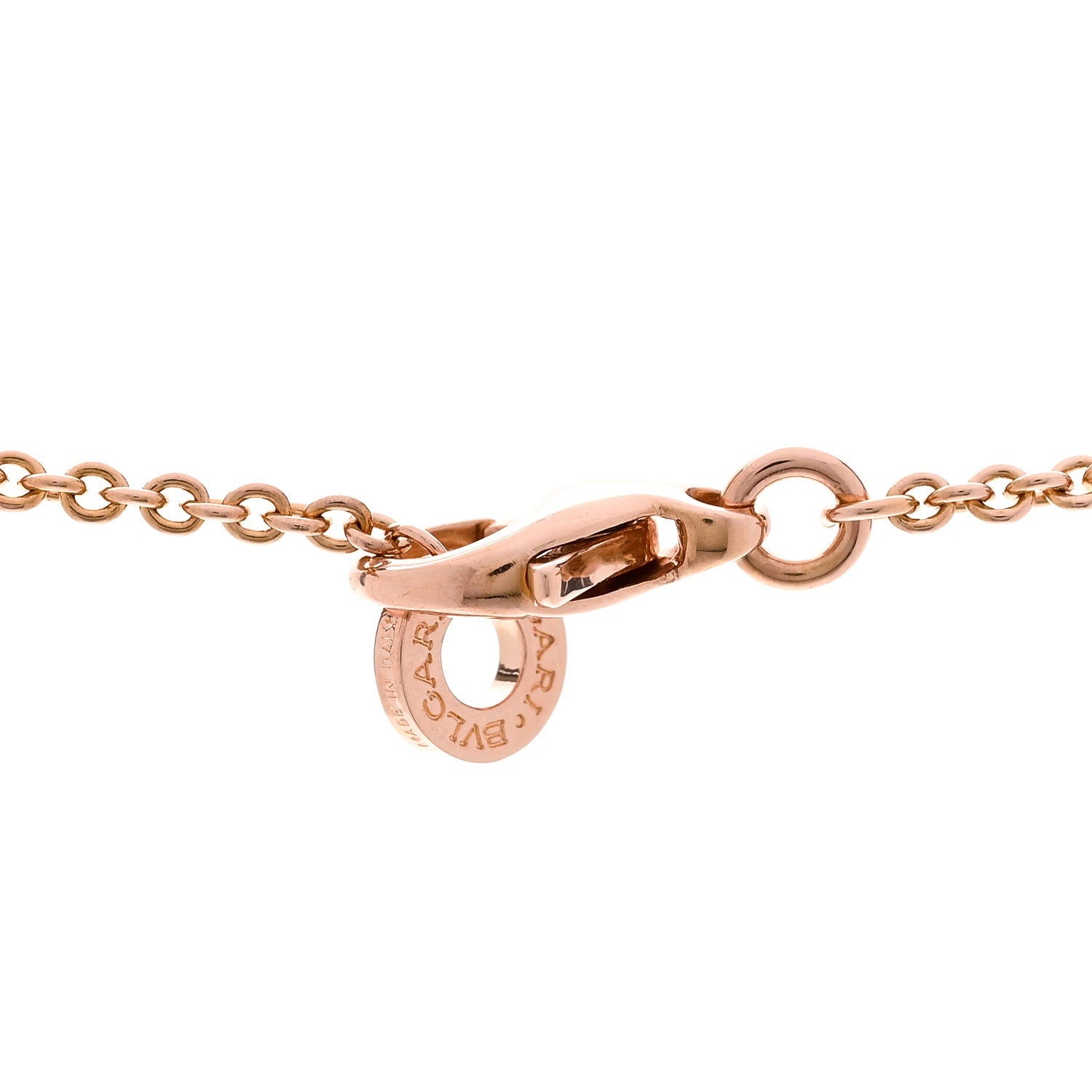 Bulgari 18K Rose Gold B.Zero1 Pendant Necklace 4 of 8