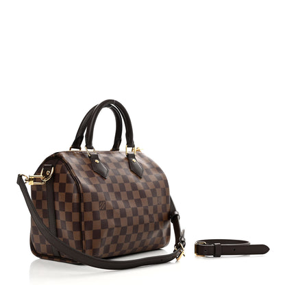 Louis Vuitton Damier Ebene Speedy Bandouliere 25 3 of 9