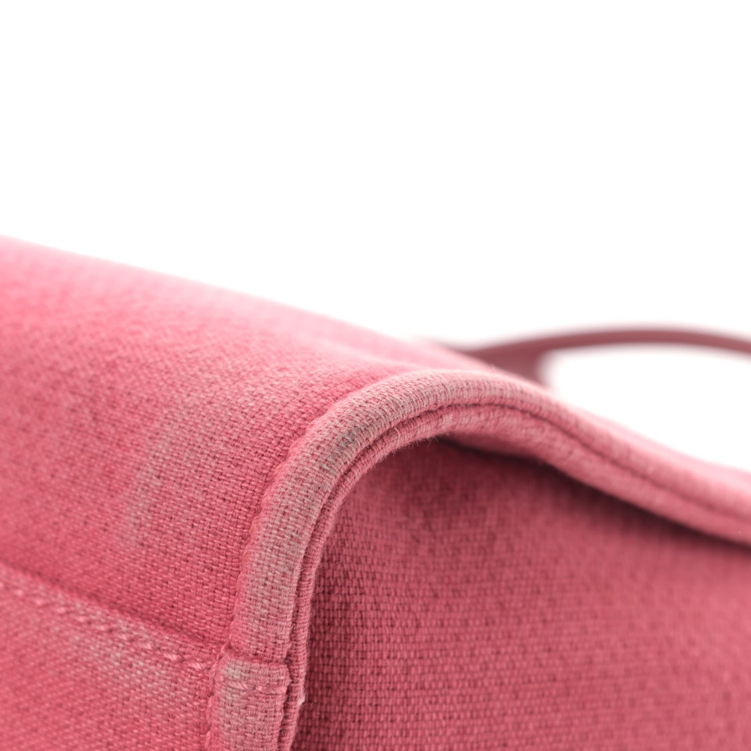 Chanel Canvas Small Deauville Tote Red 13 of 13