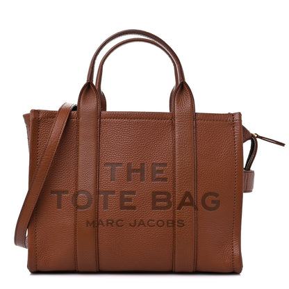 Marc Jacobs Grained Calfskin Medium The Tote Bag Argan Oil 1 of 12