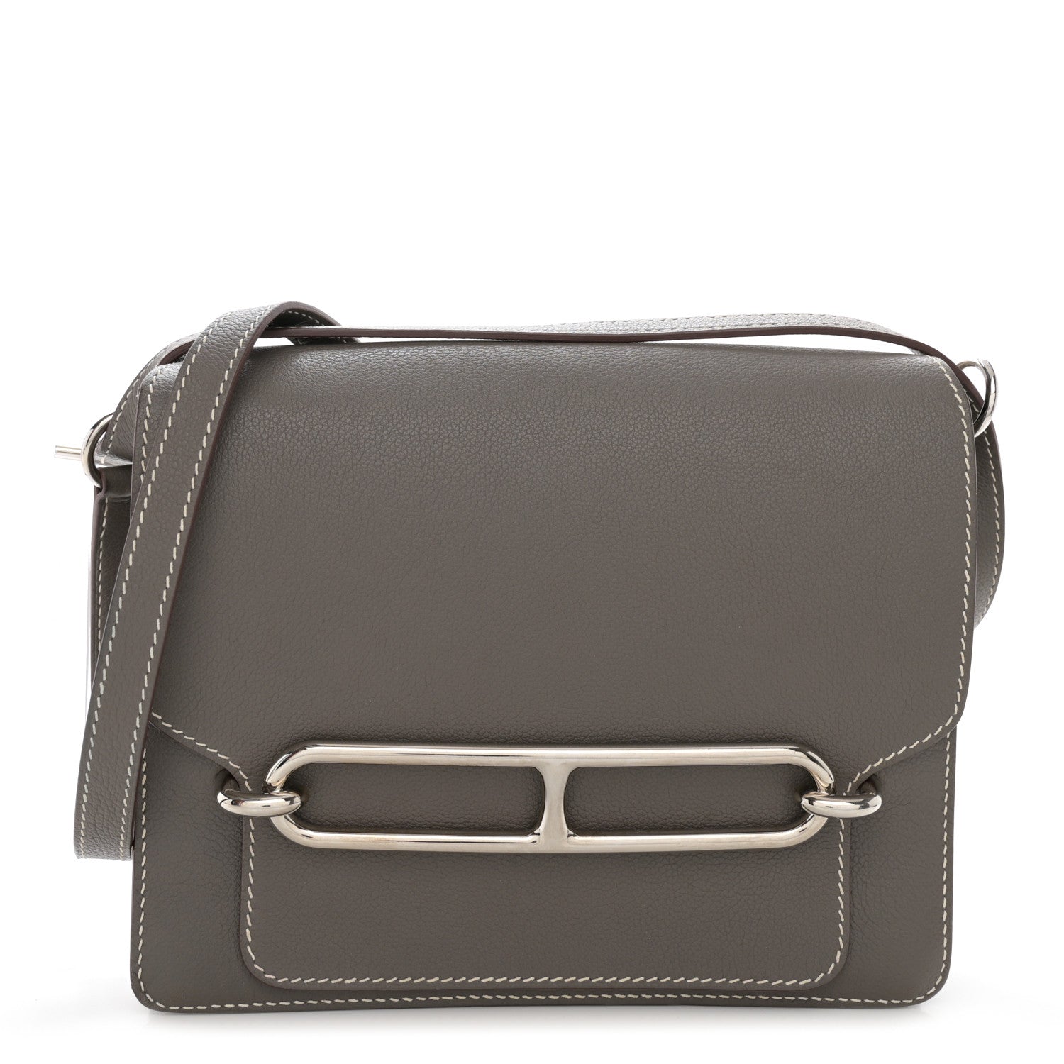Hermes Evercolor Sac Roulis 23 Etain 1 of 11