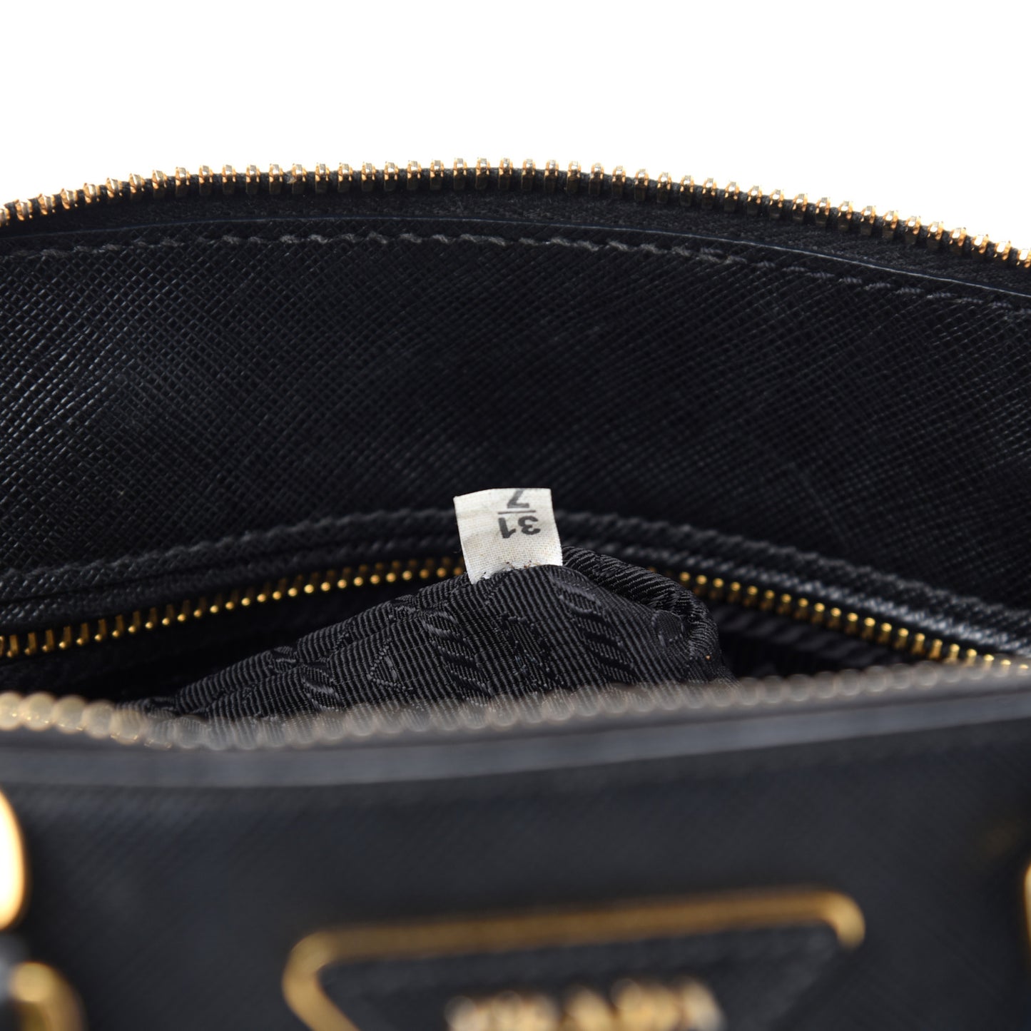 Saffiano Lux Small Promenade Tote Black