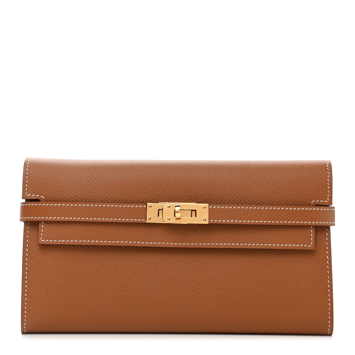 Hermes Epsom Kelly Longue Wallet Gold 1 of 7
