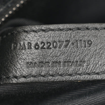 Saint Laurent Crinkled Calfskin Matelasse Monogram Niki Chain Wallet Crema Soft 7 of 15