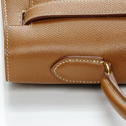 Hermes Courchevel Kelly Sellier 35 Gold 14 of 35