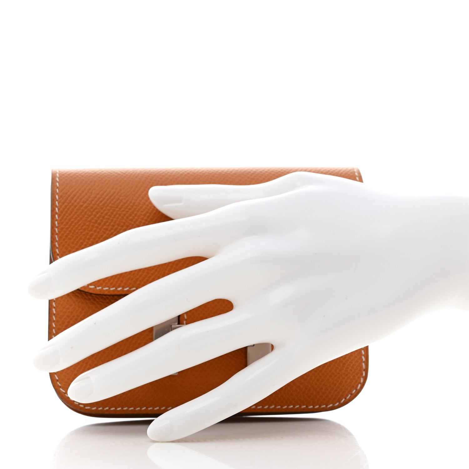 Hermes Epsom Constance Slim Wallet Toffee 2 of 9