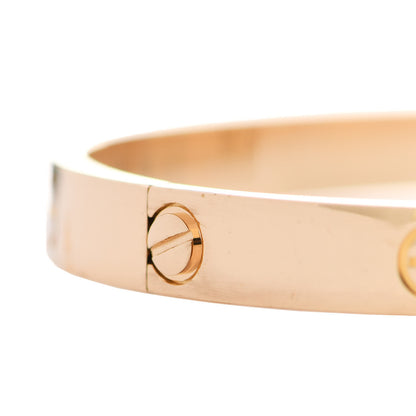 Cartier 18K Yellow Gold LOVE Bracelet 19 5 of 7