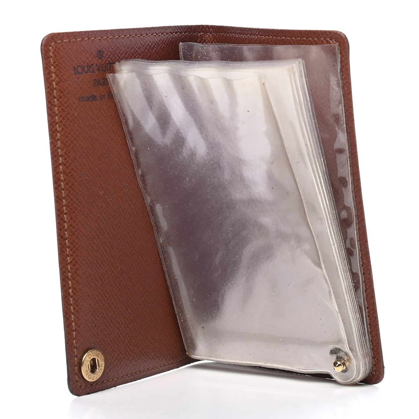 Monogram Credit Card Photo Holder