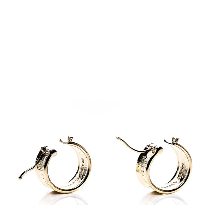 Tiffany 18K Yellow Gold 1837 Hoop Earrings 3 of 7
