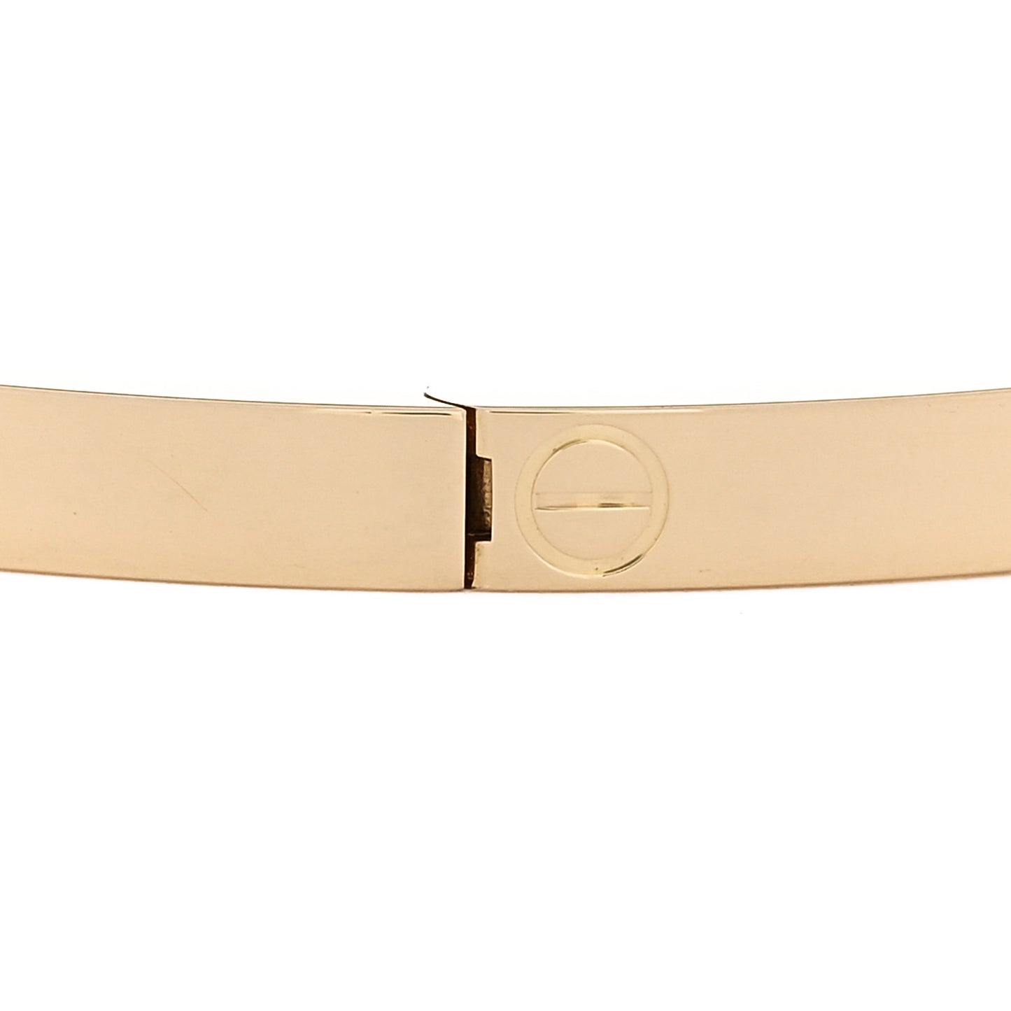 18K Yellow Gold Small LOVE Bracelet 19