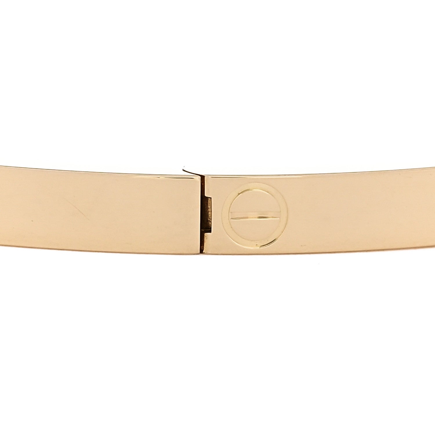 Cartier 18K Yellow Gold Small LOVE Bracelet 19 4 of 8