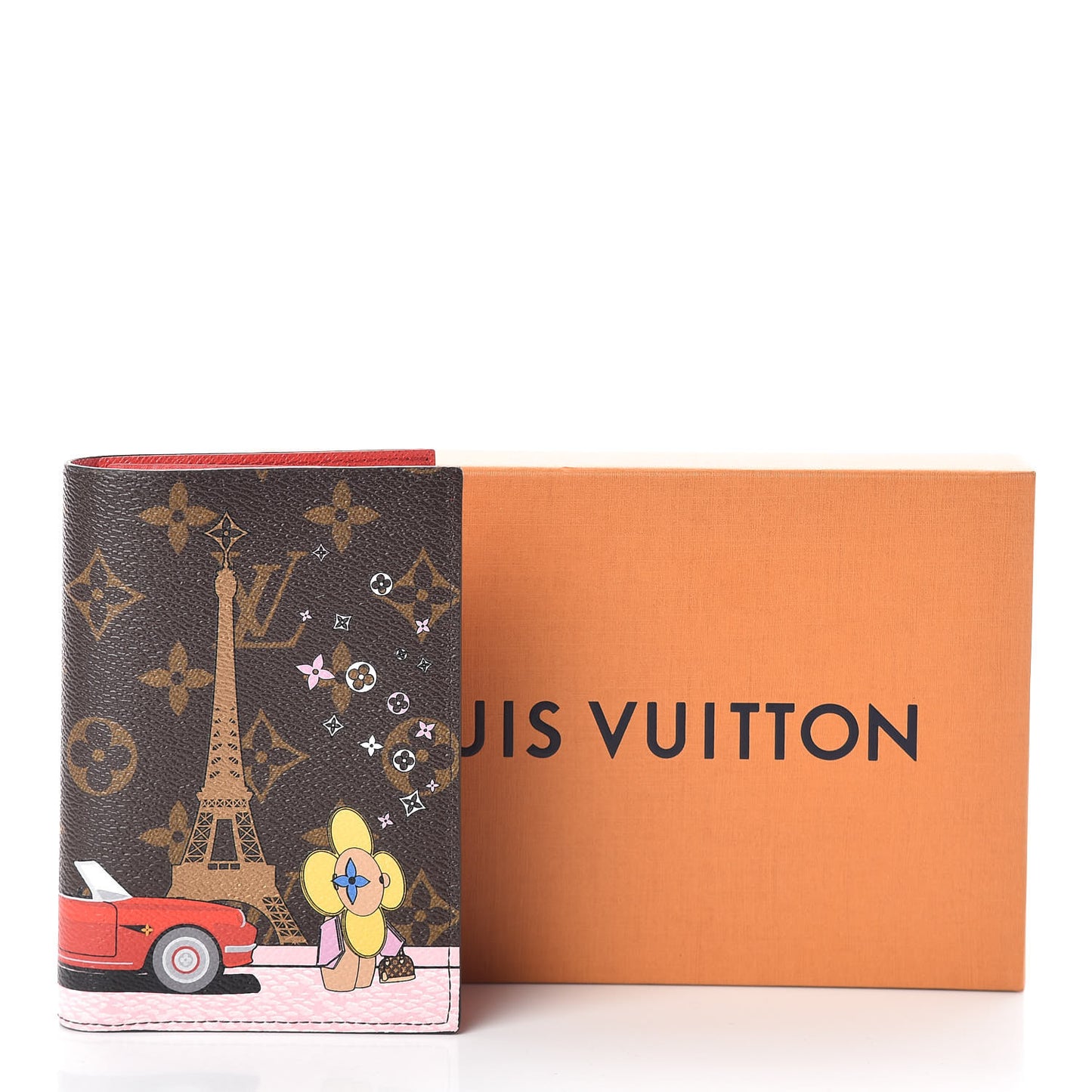 Monogram 2019 Christmas Animation Passport Cover Rouge