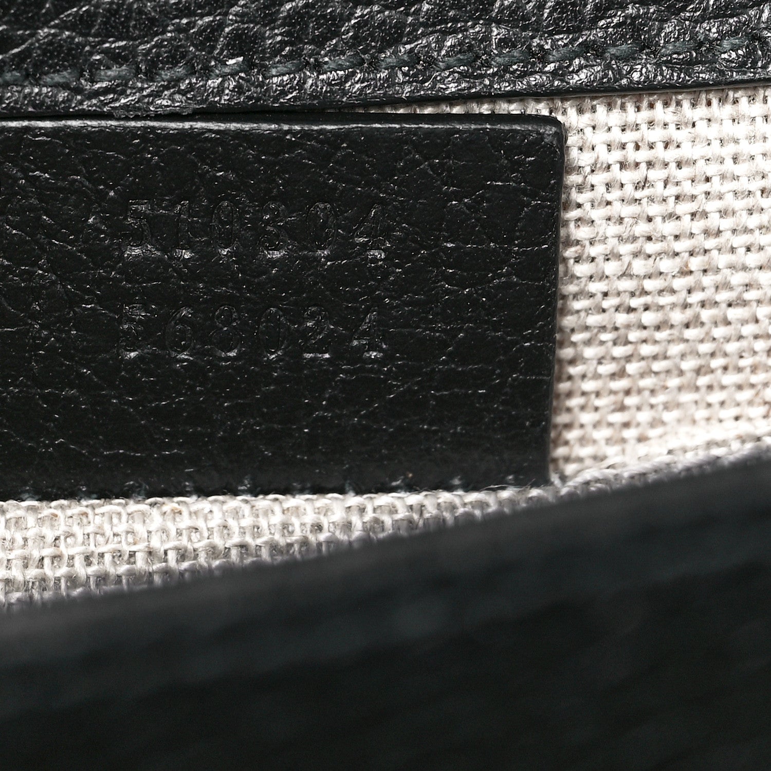Gucci Dollar Calfskin Small Interlocking G Shoulder Bag Black 7 of 9