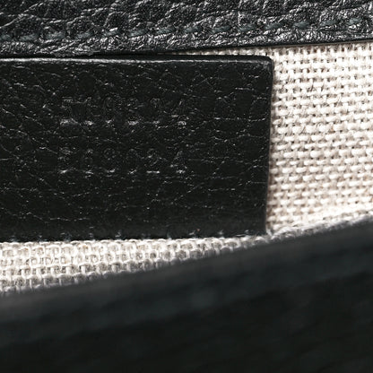 Gucci Dollar Calfskin Small Interlocking G Shoulder Bag Black 7 of 9