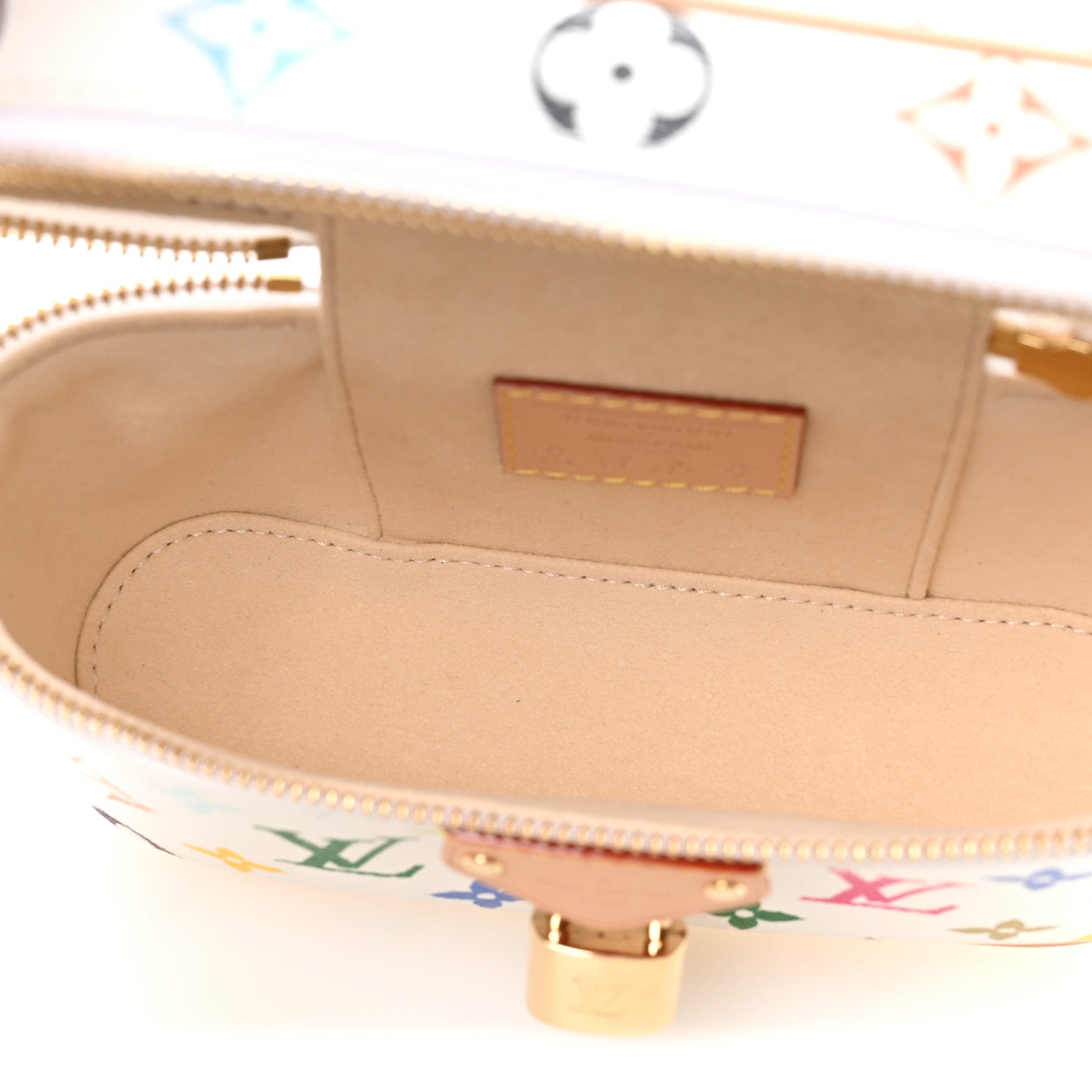 Louis Vuitton LV x TM Monogram Multicolor Vanity Chain Pouch White 5 of 10