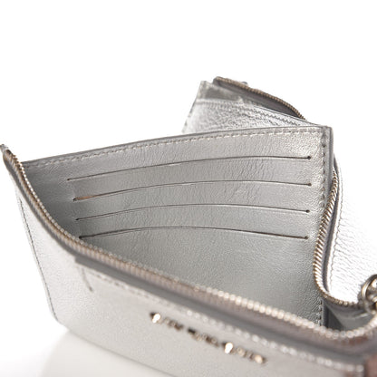 Givenchy Metallic Grained Goatskin Antigona Crossbody Silver 8 of 11