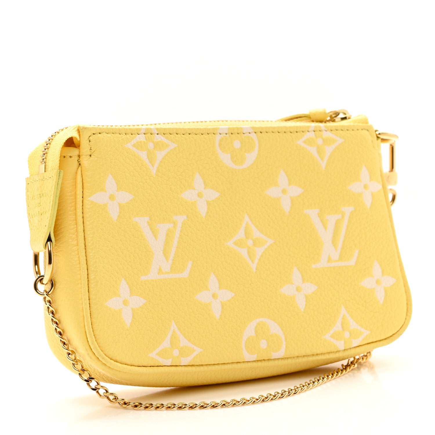 Louis Vuitton Empreinte Monogram Mini Pochette Accessories Lemon Curd Yellow 4 of 7