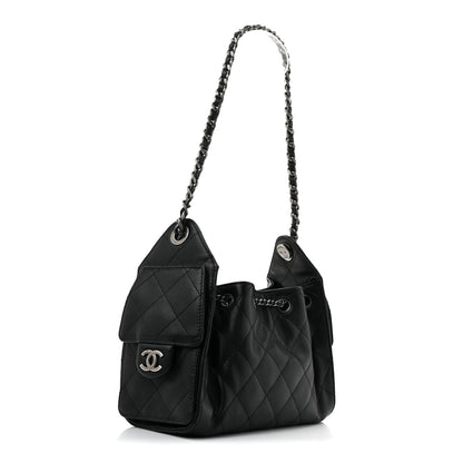 Chanel Caviar Quilted Mini Chanel 25 Handbag Black 3 of 9