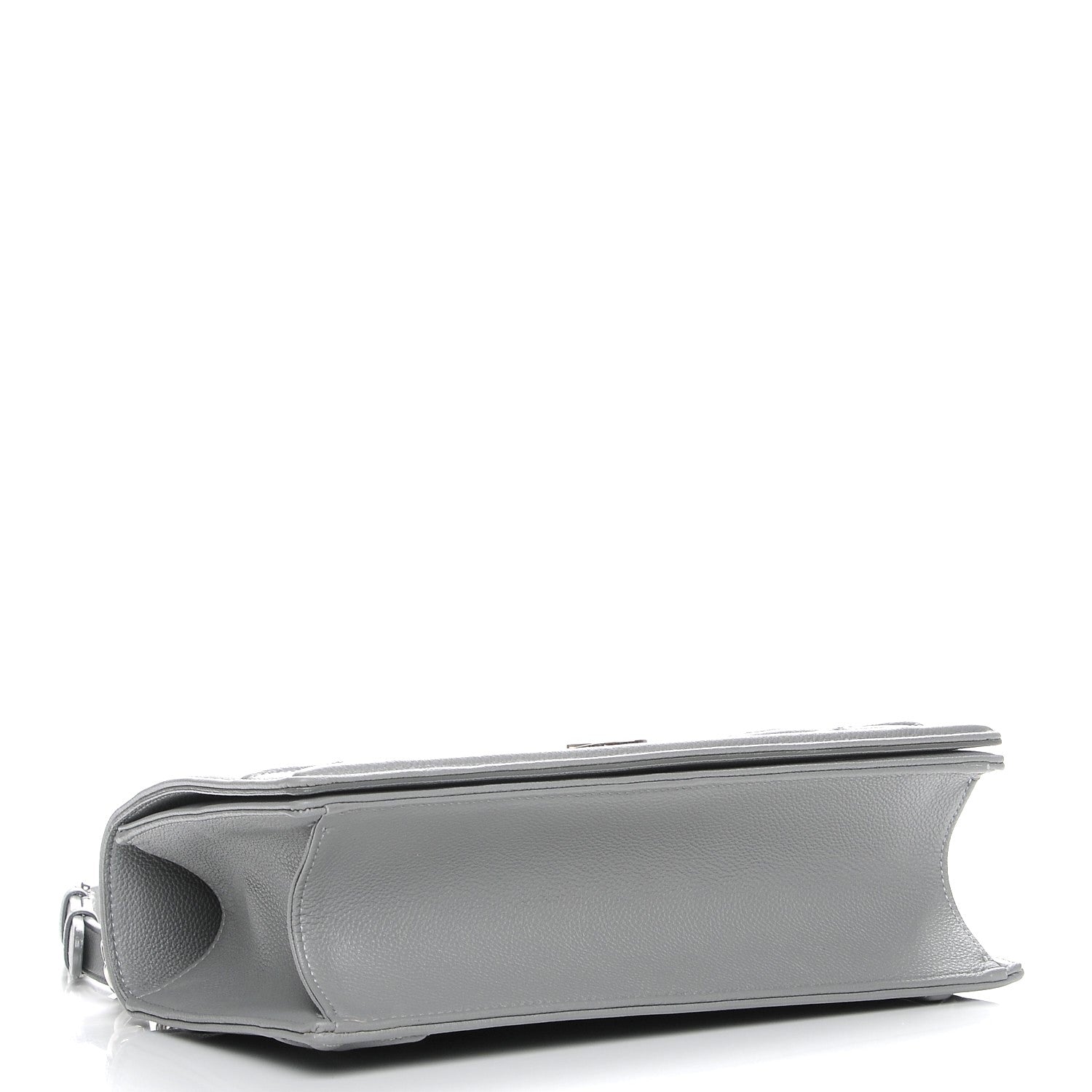 Christian Dior Grained Calfskin Medium Diorama Flap Bag Gris 4 of 11