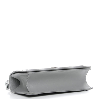 Christian Dior Grained Calfskin Medium Diorama Flap Bag Gris 4 of 11