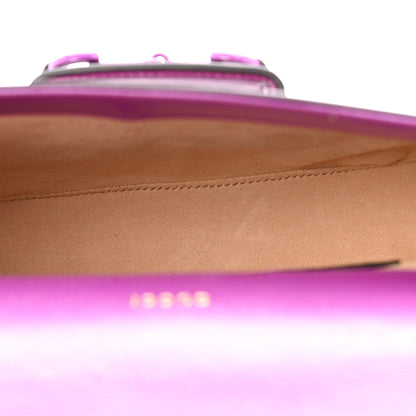 Gucci Azalea Calfskin Web Monochrome Small Horsebit 1955 Shoulder Bag  Spicy Cyclamin 6 of 13